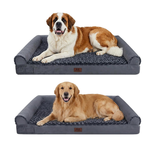 PTHMKJ XXL Orthopedic Dog Bed 2-Pack – Washable & Waterproof