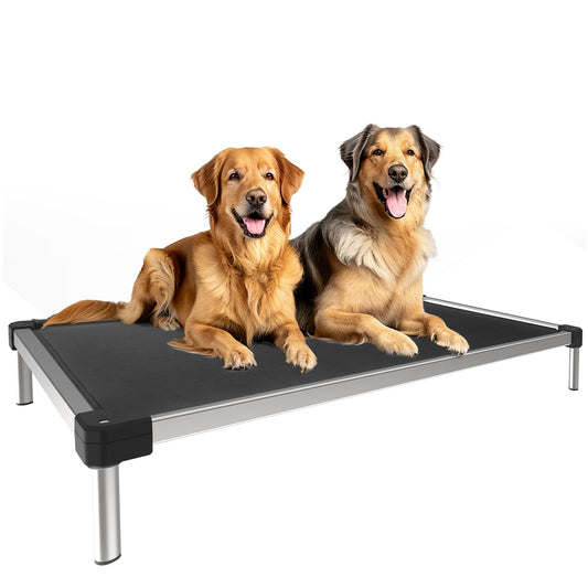 FXW TitanNest Chew-Proof Elevated Dog Bed XL 56x31" | Black