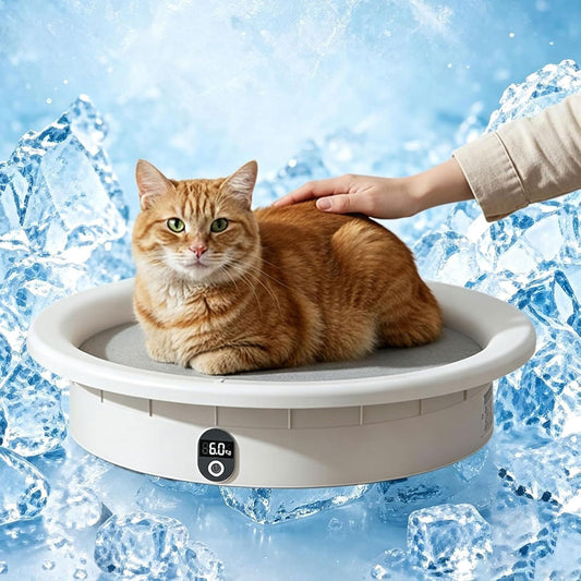 Pressure-Activated Heating & Cooling Pet Bed Mat – Auto Temp