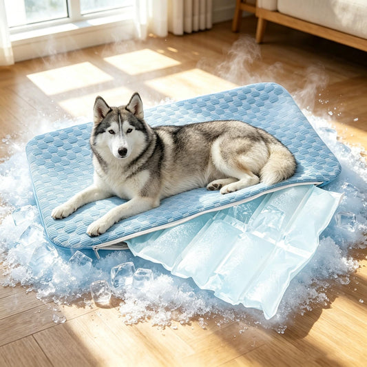 GOLOPET Dog Self-Cooling Mat 23x34" | Foldable | Non-Toxic
